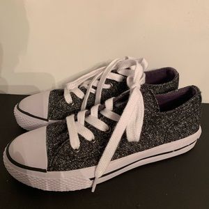 2/ $50 Airéale sneakers for girl with glitters.